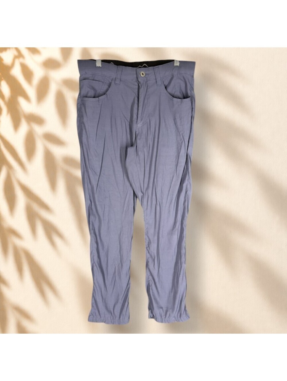 Eddie Bauer Pants Men 32*30 Blue Mid Rise Straight Flat Front Pockets Regular